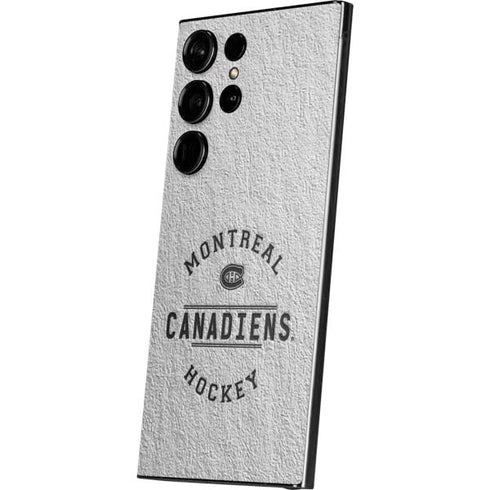NHL Montreal Canadiens Black Text Galaxy S25 Ultra Skin